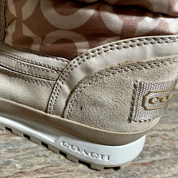 Coach Dorean Monogram C mud-calf quilted boots - Picture 8 of 16